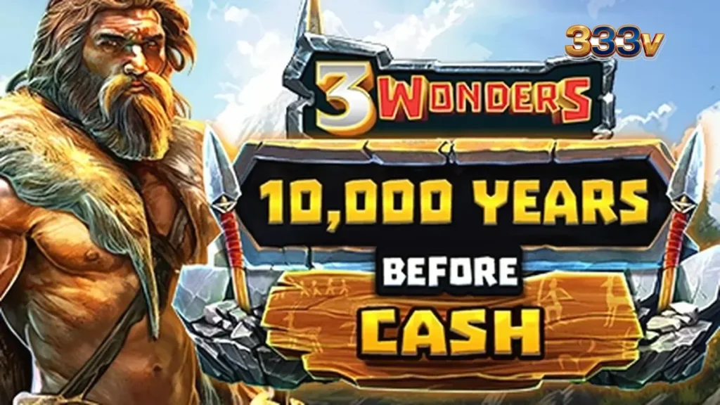 Tampilan visual slot 10,000 Years Before Cash dengan tema prasejarah